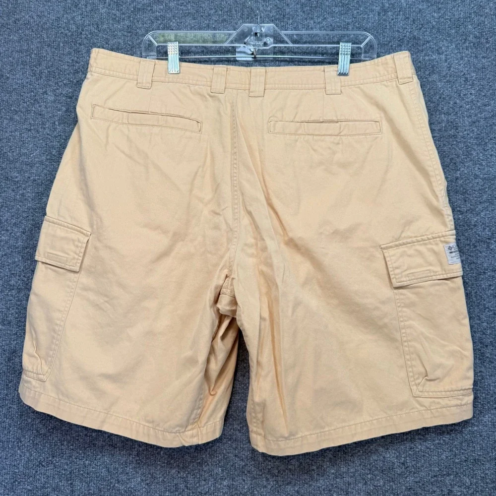 Columbia Cargo Shorts Men 40 Khaki Cotton Utility Hiking Outdoor Trekk‎ Casual